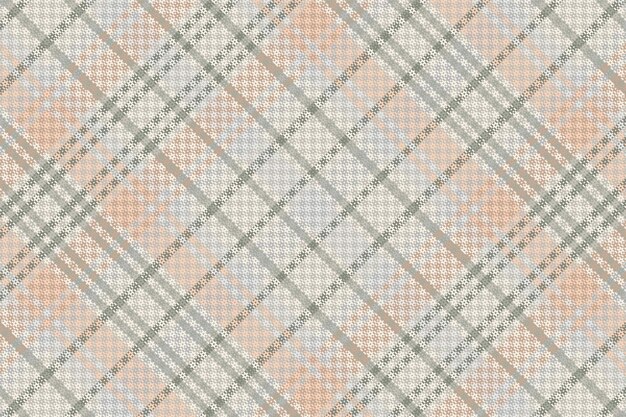 Fondo de tela escocesa de tartán sin costuras con color vintage Ilustración vectorial
