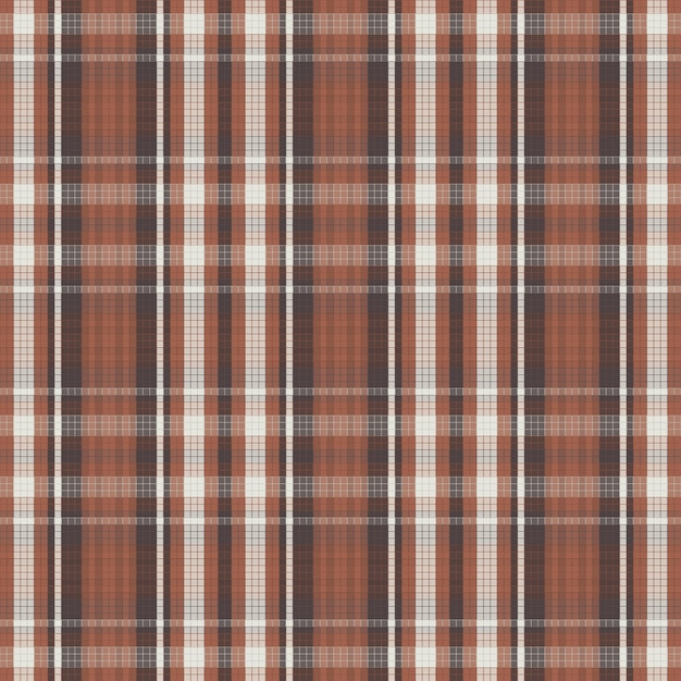 Fondo de tela escocesa de tartán sin costuras con color vintage Ilustración vectorial