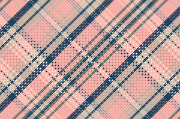 Fondo de tela escocesa de tartán sin costuras con color vintage Ilustración vectorial