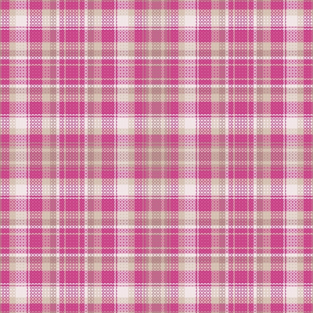 Fondo de tela escocesa de tartán sin costuras con color vintage Ilustración vectorial