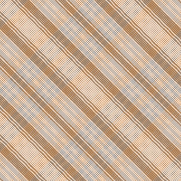 Fondo de tela escocesa de tartán sin costuras con textura y color pastel Ilustración vectorial