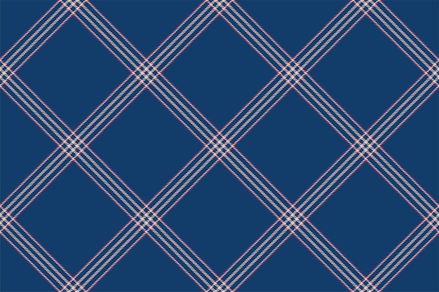 Fondo de tela escocesa de tartán patrón sin costuras de verificación diagonal Textura de tela vectorial para impresión textil papel de regalo tarjeta de regalo papel tapiz diseño plano