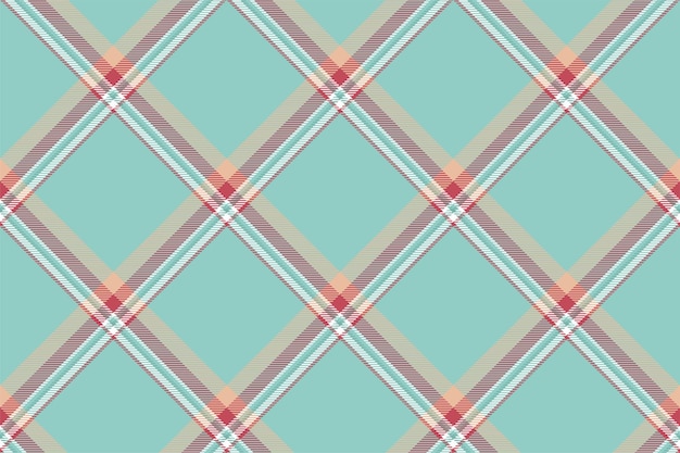 Fondo de tela escocesa de tartán patrón sin costuras de verificación diagonal Textura de tela vectorial para impresión textil papel de regalo tarjeta de regalo papel tapiz diseño plano
