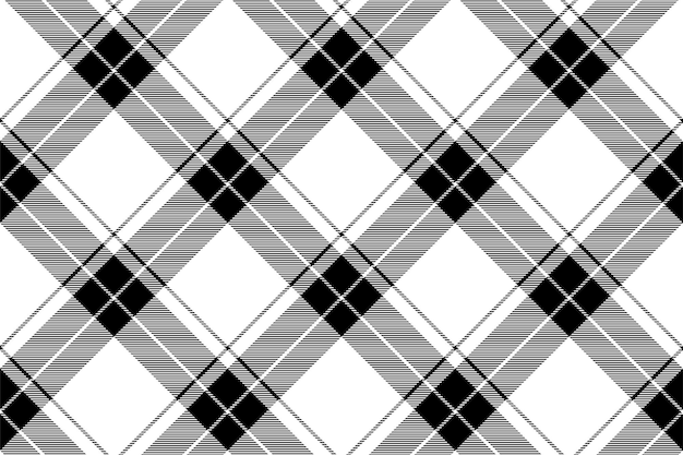 Fondo de tela escocesa de tartán patrón sin costuras de verificación diagonal Textura de tela vectorial para impresión textil papel de regalo tarjeta de regalo papel tapiz diseño plano