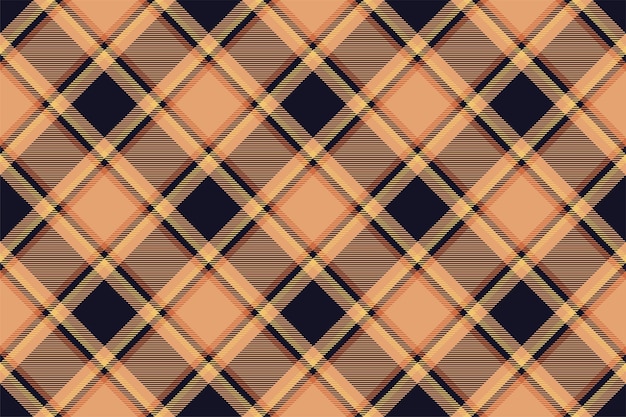 Fondo de tela escocesa de tartán patrón sin costuras de verificación diagonal Textura de tela vectorial para impresión textil papel de regalo tarjeta de regalo papel tapiz diseño plano