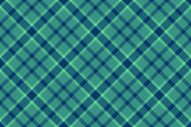 Fondo de tela escocesa de tartán patrón sin costuras de verificación diagonal Textura de tela vectorial para impresión textil papel de regalo tarjeta de regalo papel tapiz diseño plano