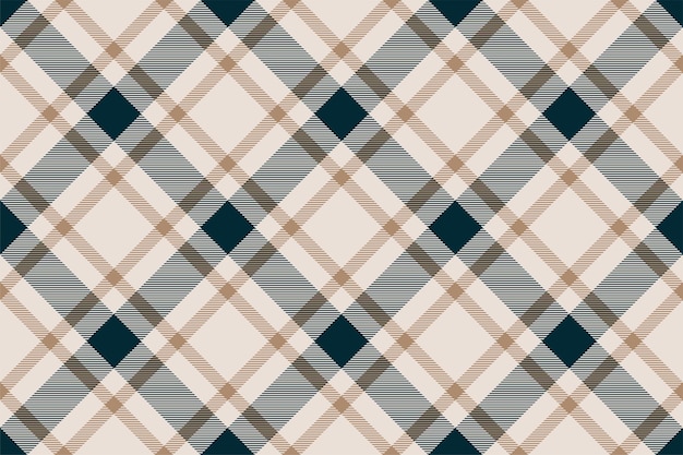 Fondo de tela escocesa de tartán patrón sin costuras de verificación diagonal Textura de tela vectorial para impresión textil papel de regalo tarjeta de regalo papel tapiz diseño plano