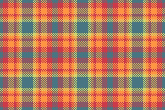 Fondo de tela escocesa vectorial de textil de textura transparente con un patrón de cuadros de tartán de tela