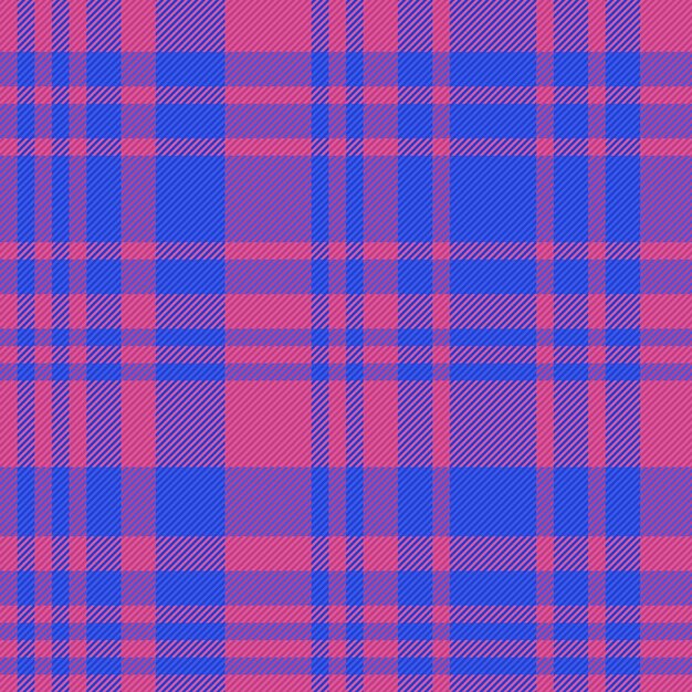 Fondo de tela de patrón de cuadros de tartán sin costuras Textil de vector de cuadros de textura
