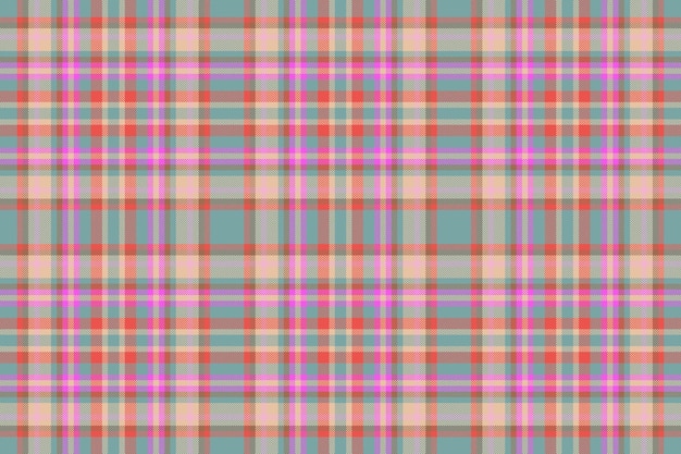 Fondo tela tartán Vector textil cheque Textura patrón de cuadros sin costuras