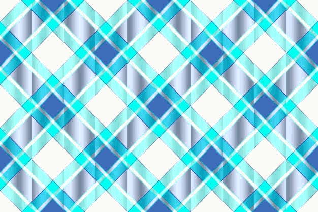 Fondo de tela vectorial de textura de patrón de cuadros con un tejido de tartán a cuadros sin costuras en nieve y colores brillantes