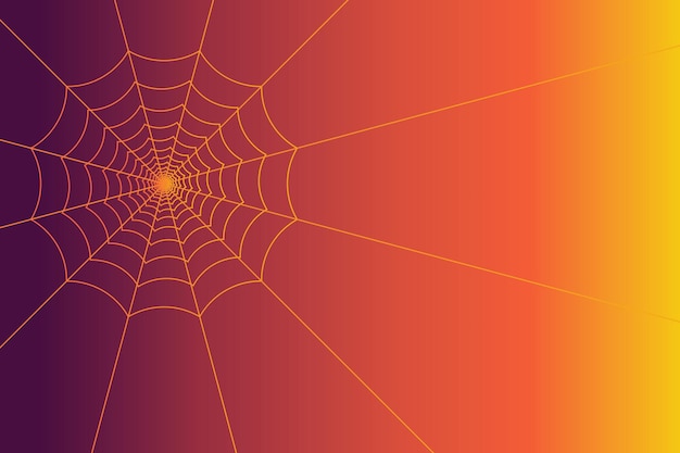 Fondo de telaraña espeluznante para evento de halloween