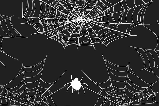 Fondo de telaraña de halloween