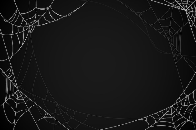 Fondo de telaraña de halloween