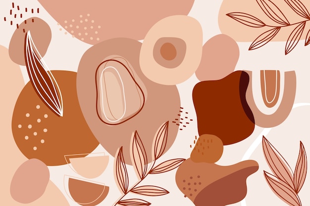 Fondo de terracota de diseño plano