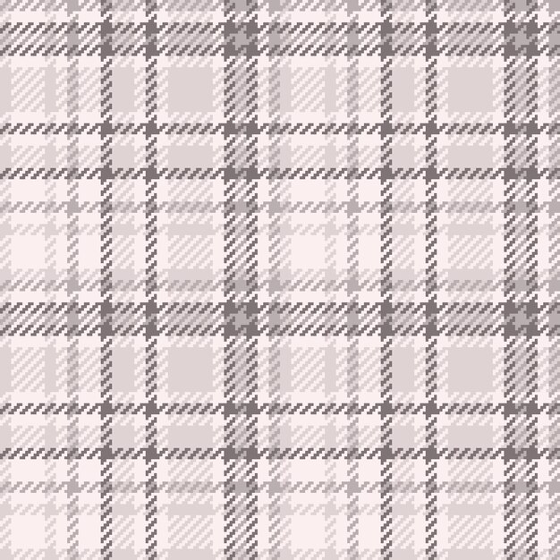 Fondo textil sin costuras de patrón de chequeo de tela con un vector de tartan de textura a cuadros