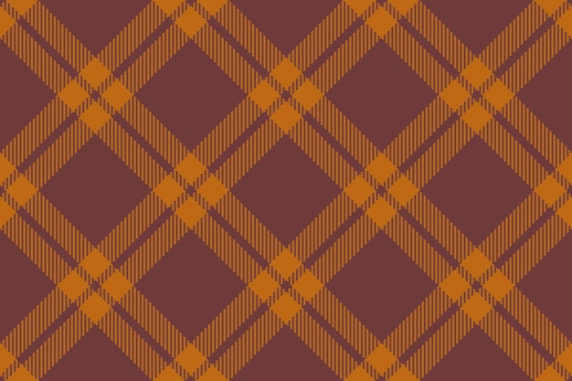 Fondo textil sin costuras de tela de tartán vectorial con una textura a cuadros de patrón
