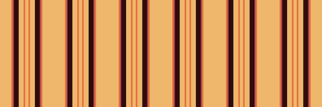 Fondo textil vertical de fantasía líneas de textura vectorial de cumpleaños tela de aniversario patrón de rayas sin costuras en colores naranja y oscuro