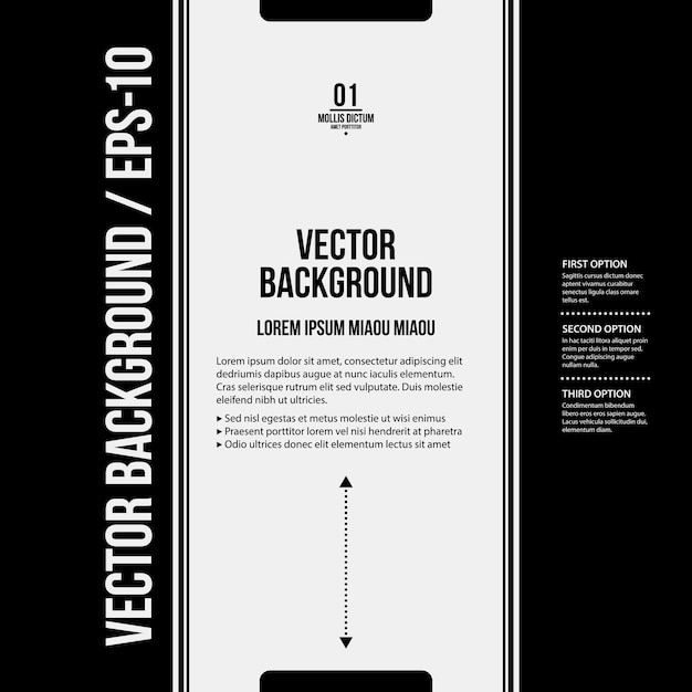 Fondo de texto monocromo en estilo estricto. Útil para presentaciones y diseño web.