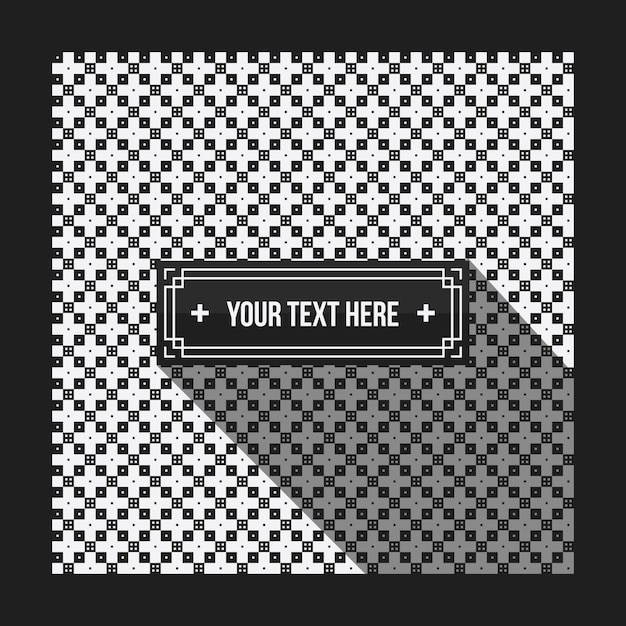 Fondo de texto con patrón monocromo. útil para presentaciones corporativas, publicidad y diseño web. estilo neutro