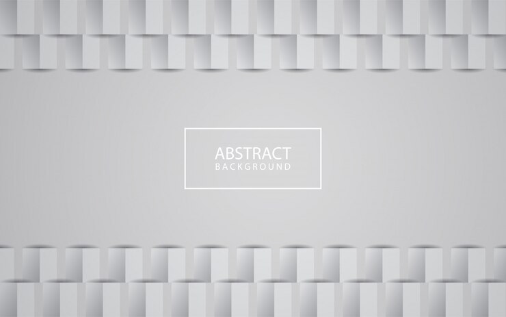 Vector fondo de textura abstracta blanca estilo de arte de papel 3d