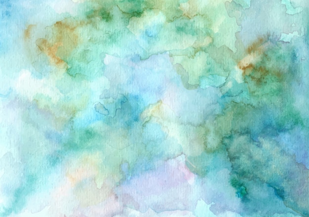 Fondo de textura de acuarela abstracta verde