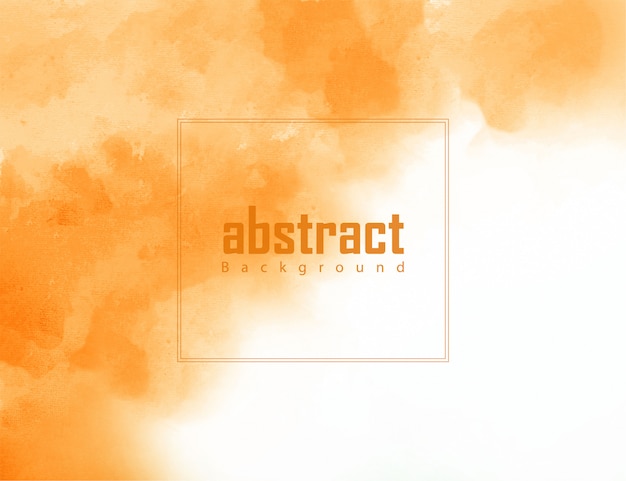 Fondo de textura de acuarela naranja