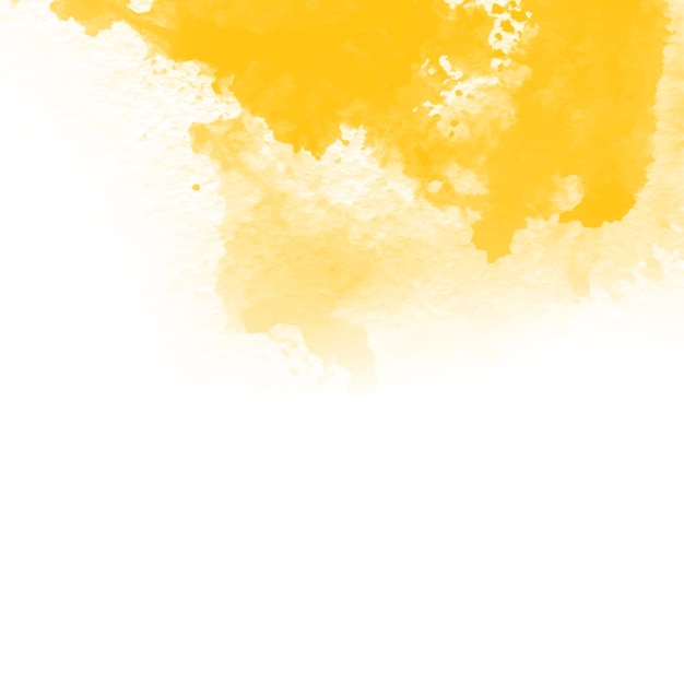 Vector fondo de textura de acuarela pastel amarillo creativo nuevo