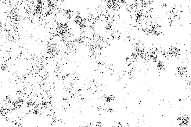 Vector fondo de textura en blanco y negro patrón monocromático abstracto de manchas grietas puntos chips