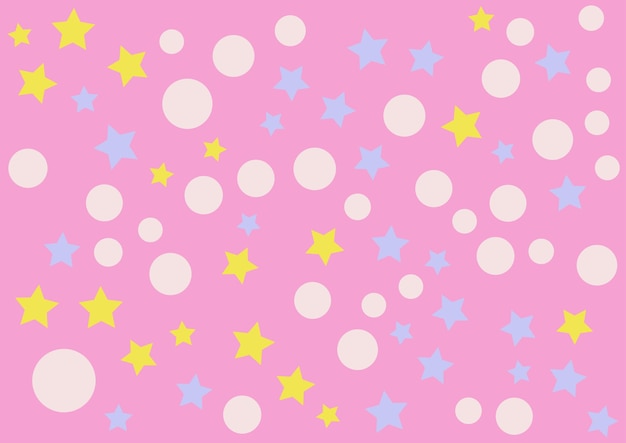 Vector fondo de textura colorida estrella pastel