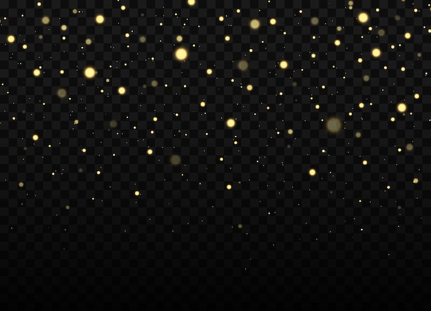Fondo de textura de confeti dorado y brillo