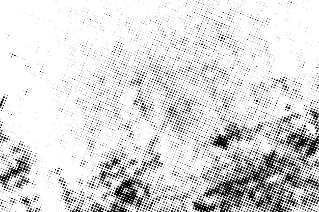 Fondo de textura de dost negro de semitono de vector grunge
