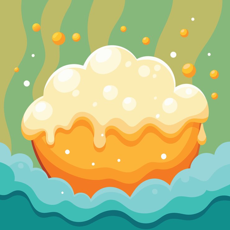 Vector fondo de textura de espuma