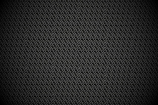 Vector fondo de textura de fibra de carbono negro. fondo abstracto