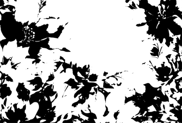 fondo y textura de la flor grunge