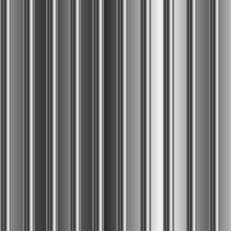 Vector fondo con textura de franja plateada de aluminio