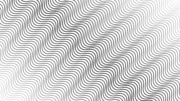Fondo de textura geométrica de patrón sin costuras de línea negra y blanca para telón de fondo o diseño de tela