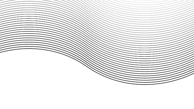 Fondo de textura geométrica de patrón sin costuras de línea negra y blanca para telón de fondo o diseño de tela