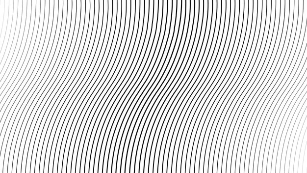 Fondo de textura geométrica de patrón sin costuras de línea negra y blanca para telón de fondo o diseño de tela
