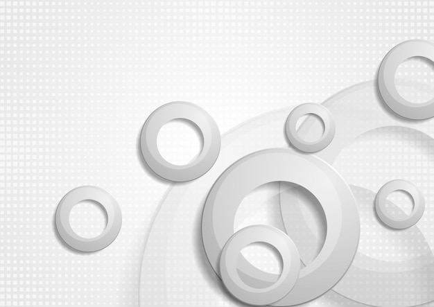 Fondo de textura geométrica de tecnología abstracta gris