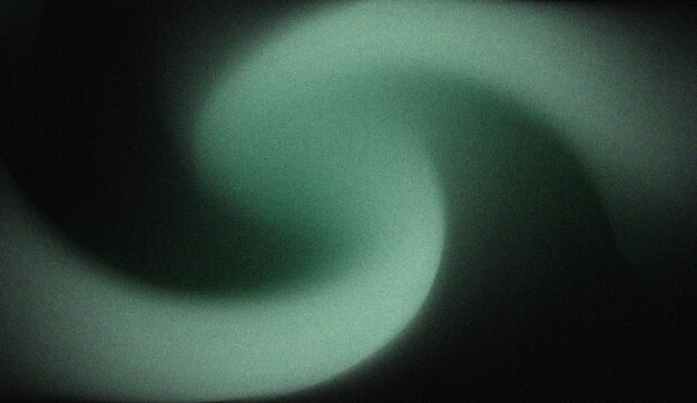 Fondo de textura de grano verde suave con luz sutil y gradiente de sombra para diseños de arte digital atmosféricos