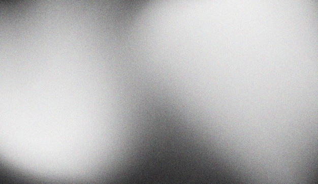 Fondo de textura granulada en blanco y negro con efecto de ruido de luz y sombra abstractos para diseños artísticos