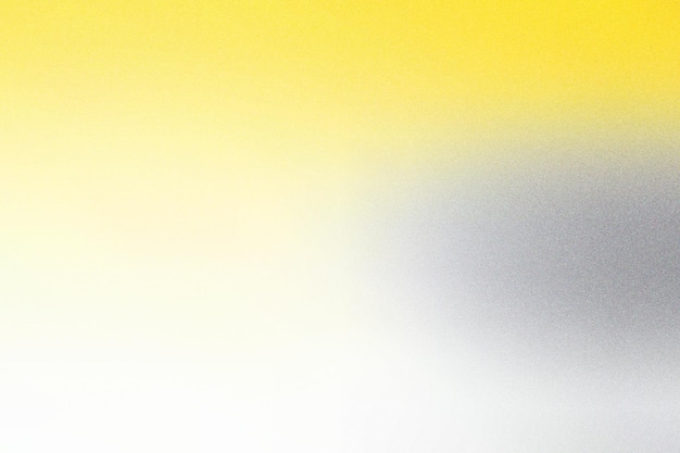 Fondo de textura granulada con gradiente amarillo blanco y gris elegante