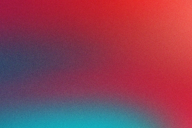 Fondo de textura granulada con gradiente vibrante en azul rojo y turquesa