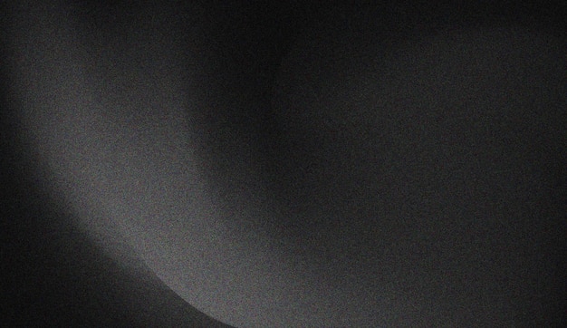 Fondo de textura granulada monocromática con luz suave y gradiente de sombra para un diseño minimalista