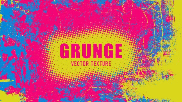 Vector fondo de textura grunge colorido manchas de pintura ilustración vectorial abstracta