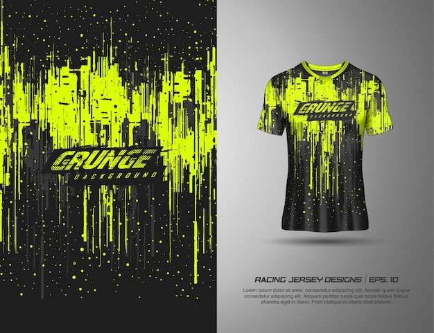 Fondo de textura grunge de deportes de camiseta para camiseta de carreras, descenso, ciclismo, fútbol, juegos.