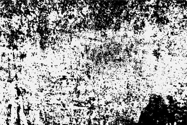 Fondo de textura de hierro oxidado en formato vectorial EPS de color blanco y negro