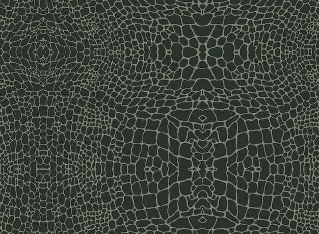 Vector fondo de textura de impresión de patrón de cocodrilo