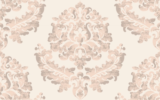 Vector fondo de textura de lujo. decoración floral decoración vintage clásica